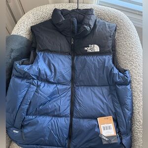 The North Face 700 Down Vest – Size XL – Shady Blue/Black – NWT ($229 Retail)